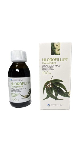 Chlorofillipt płyn (ekstrakt chlorofilu eukaliptusa) 100ml Hlorofilipt