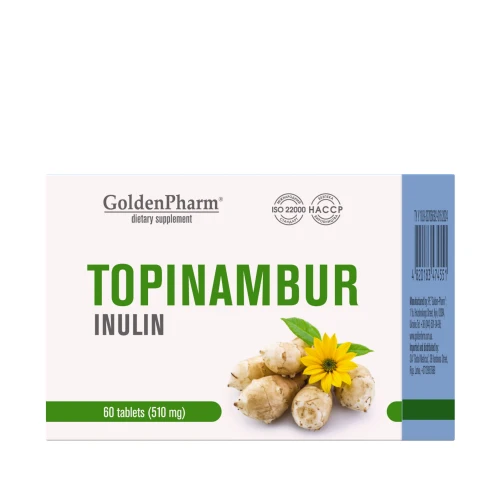 Topinambur Inulina Prebiotyk Wsparcie Jelit Mikrobiom 60 tabl.